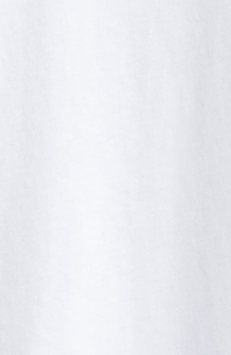 Balmain Organic Cotton Logo Graphic T-Shirt, Alternate, color, Gab White/ Black