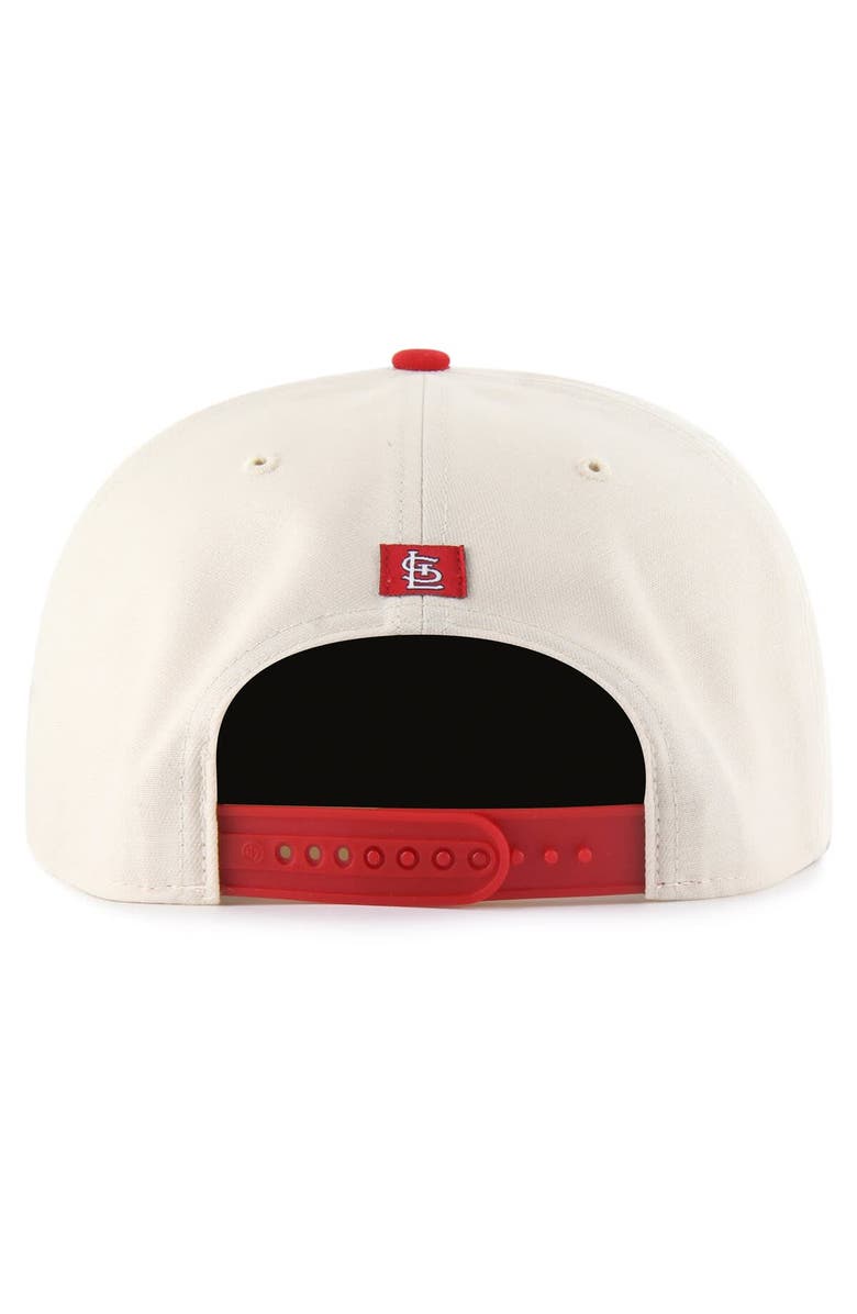'47 Men's '47 Cream St. Louis Cardinals Payson Captain Adjustable Hat, Alternate, color, Cream