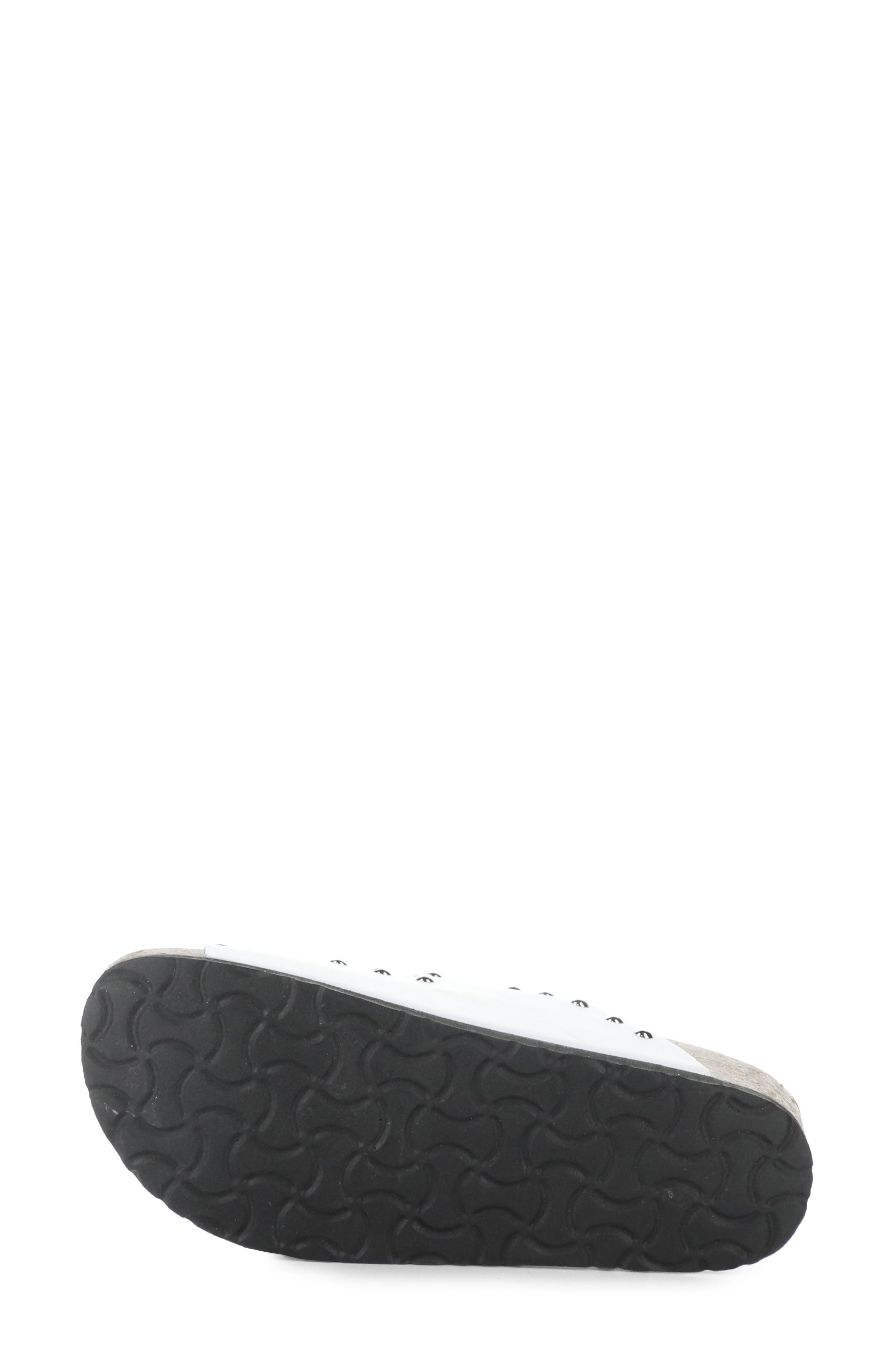 Perrin Studded Slide Sandal, Alternate, color, WHITE
