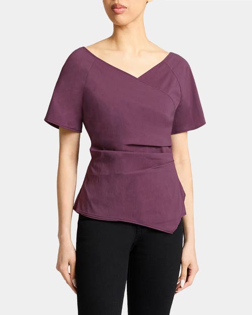 Santorelli Murphy Short Sleeve Wrap Top