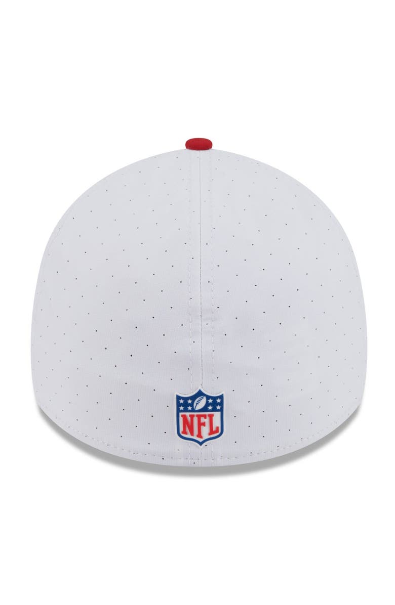 New Era Men's New Era  White/Scarlet San Francisco 49ers 2025 NFL Training Camp 39THIRTY Flex Hat, Alternate, color, White