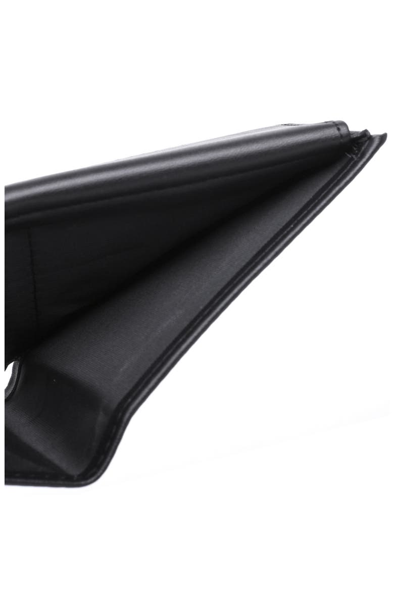Smooth RFID Bifold, Alternate, color, BLACK