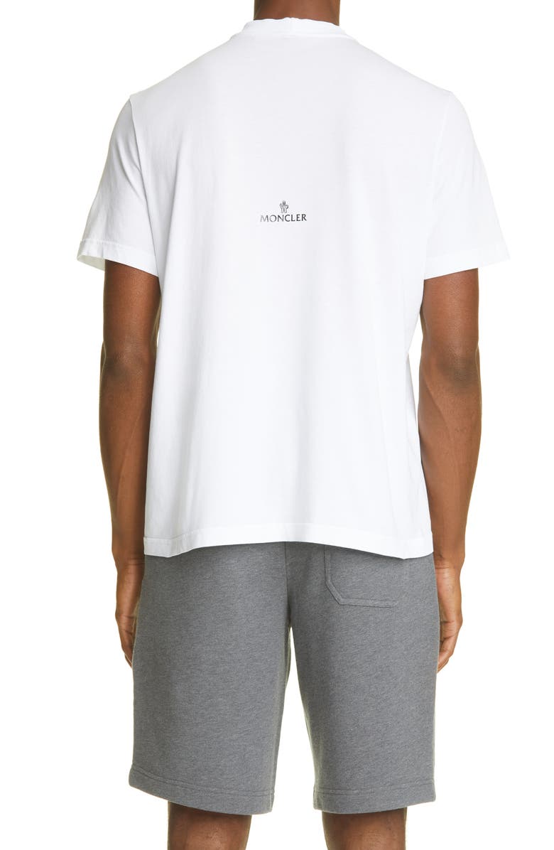Moncler Logo Graphic Tee, Alternate, color, 