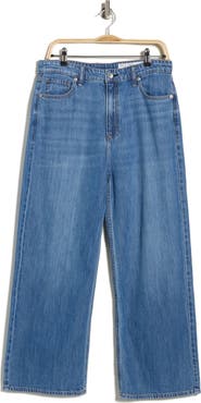 rag & bone Lori High Waist Crop Wide Leg Jeans