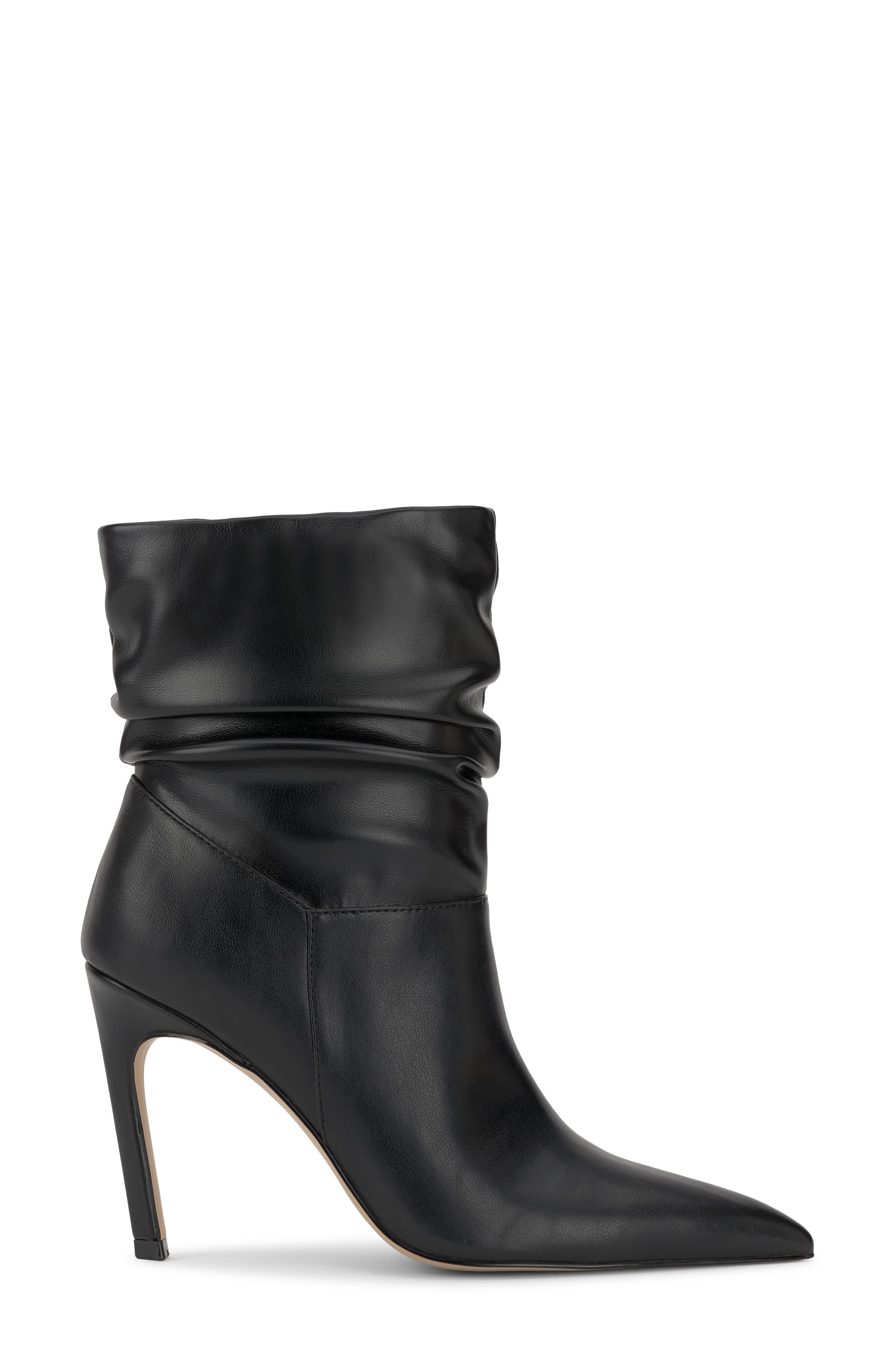 Jessica Simpson Welina Pointed Toe Bootie, Alternate, color, Black Strnpp