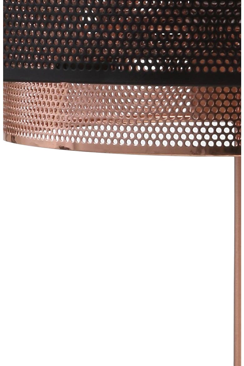 Tribeca 19.7" Metal LED Table Lamp, Copper/Black, Alternate, color, Copper