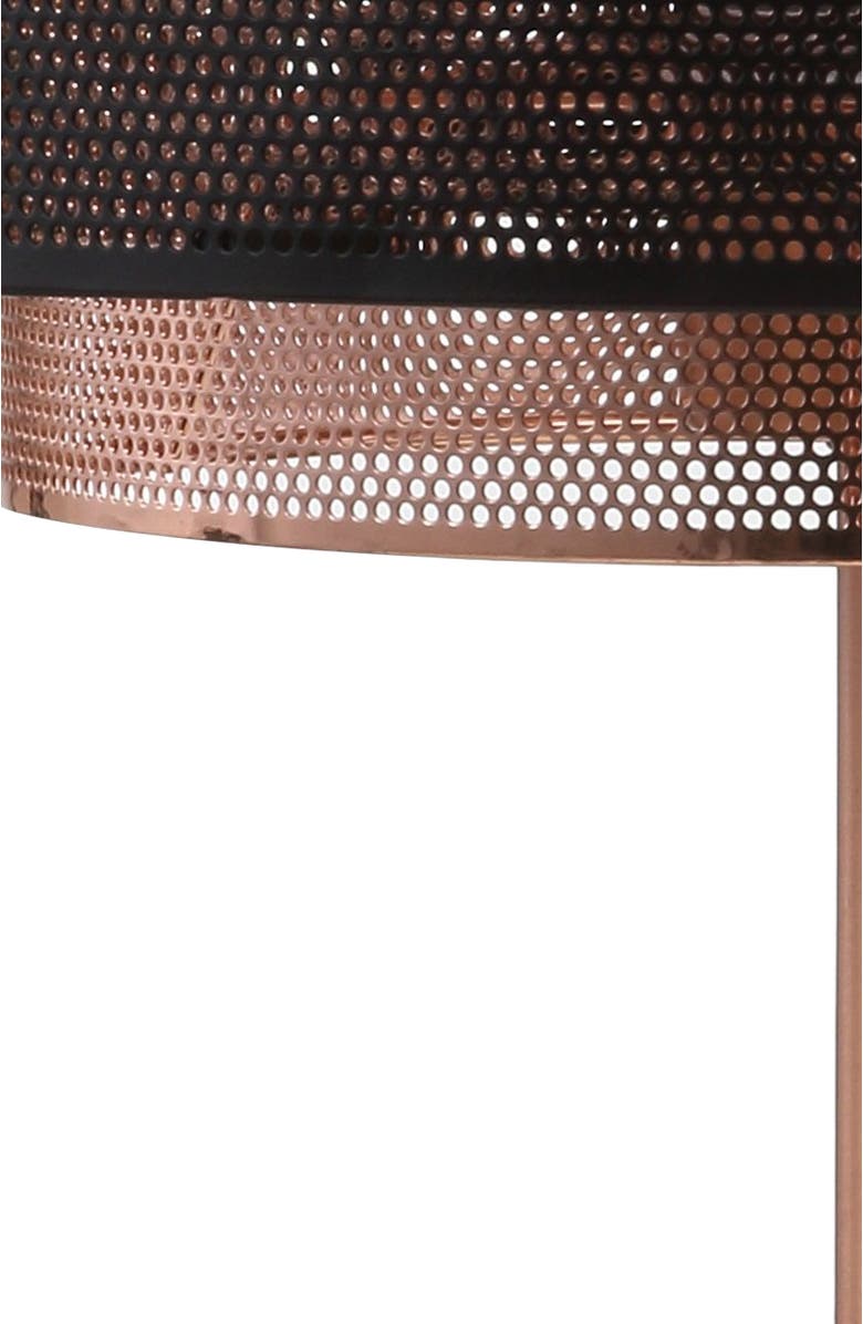 JONATHAN Y Tribeca 19.7" Metal LED Table Lamp, Copper/Black, Alternate, color, Copper