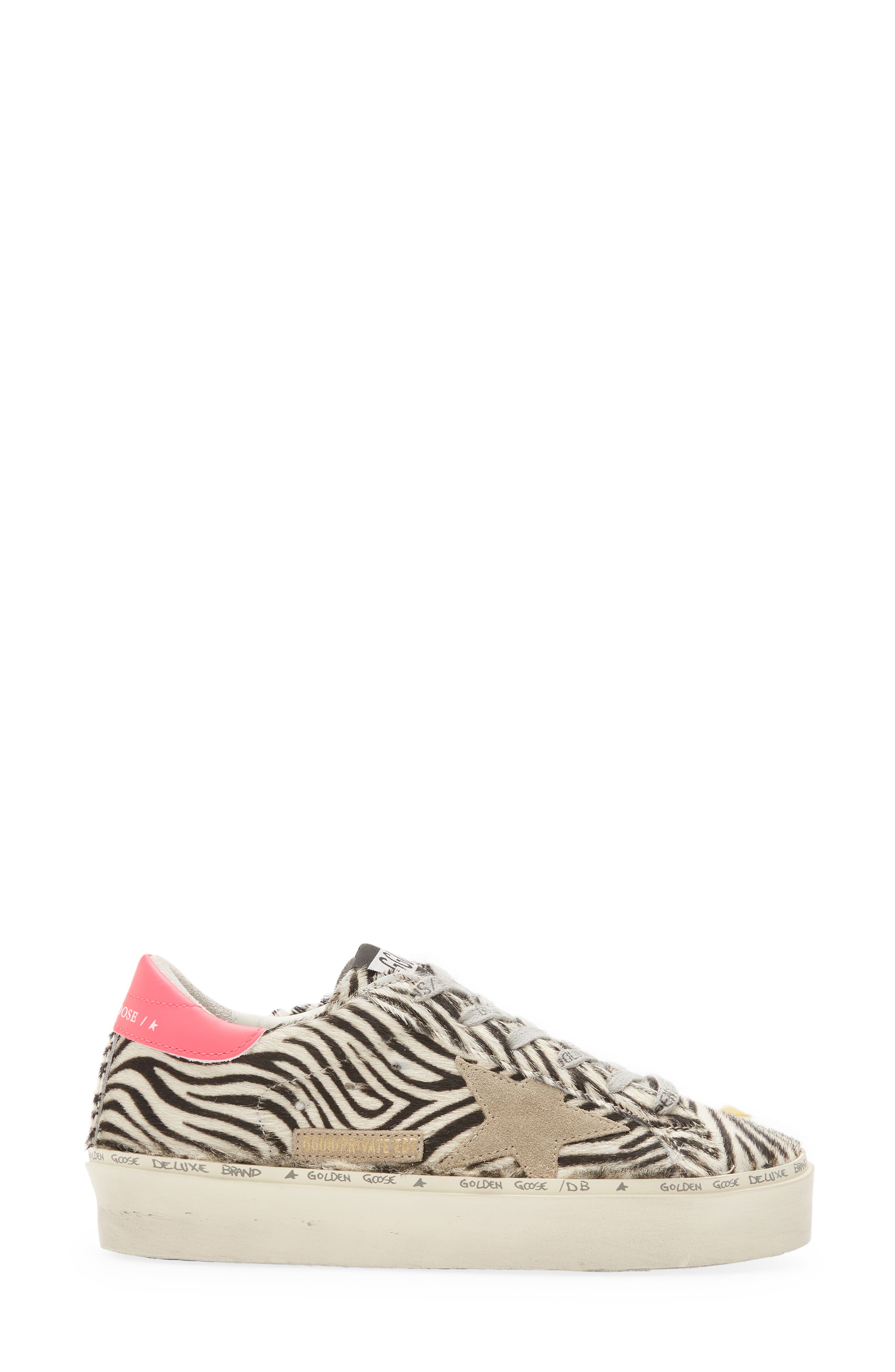 Golden Goose Hi Star Genuine Calf Hair Platform Sneaker, Alternate, color, 