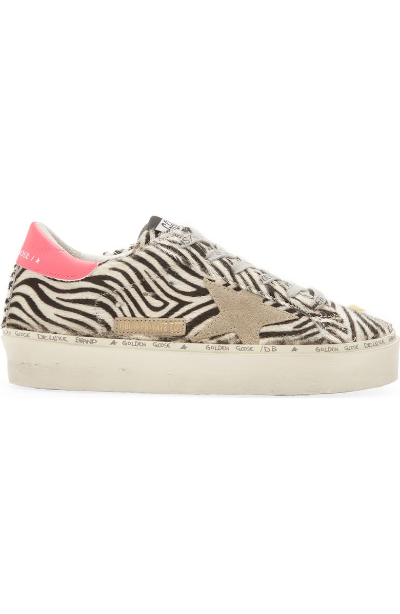 Golden Goose Hi Star Genuine Calf Hair Platform Sneaker, Alternate, color,