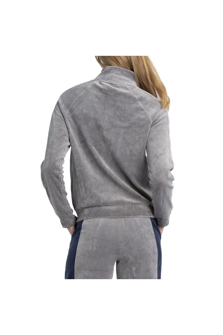 Women's Lusso Gray New York Yankees Nixie Raglan Full-Zip Jacket, Alternate, color, Gray