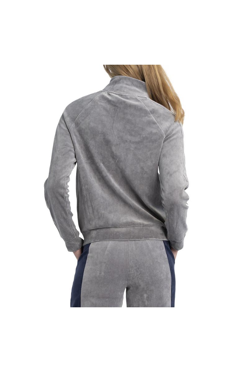 LUSSO Women's Lusso Gray New York Yankees Nixie Raglan Full-Zip Jacket, Alternate, color, Gray