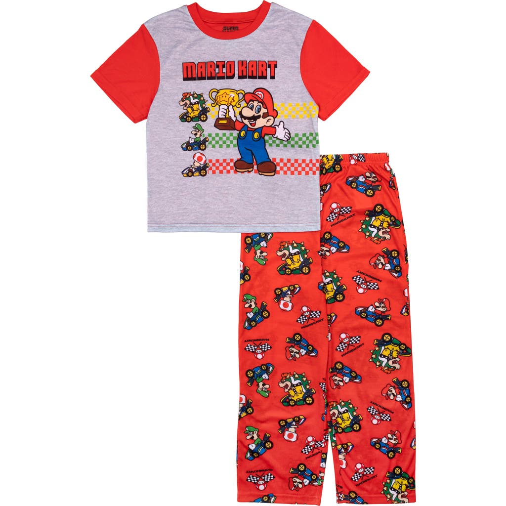 AME AME KIDS' MARIO KART SHORT SLEEVE PAJAMAS