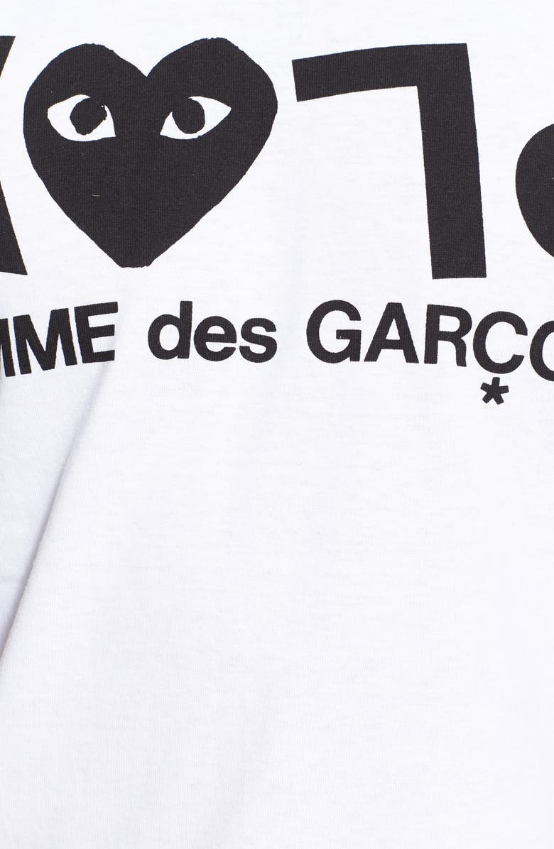 Comme des Garçons PLAY Graphic Tee, Alternate, color, 