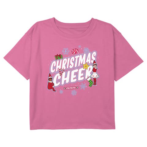 Girl's The Elf on the Shelf Christmas Cheer Character  Graphic T-Shirt