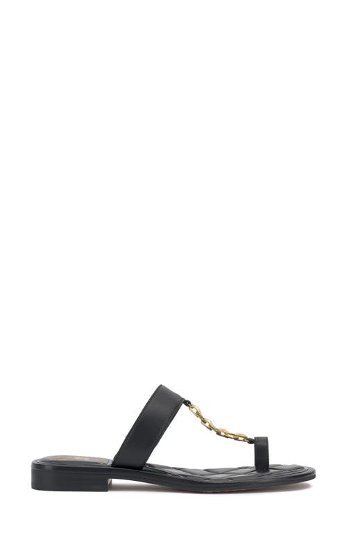 Vince Camuto Lexie Toe Loop Sandal In Black Bbyshp