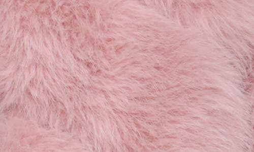 Avec Les Filles Faux Fur Crop Jacket In Pink