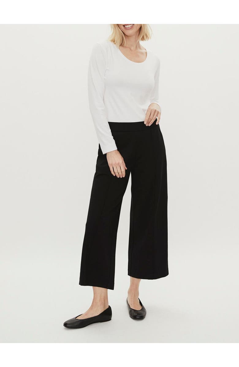 Masai Copenhagen MaPiana Cropped Culotte Pants, Alternate, color, Black