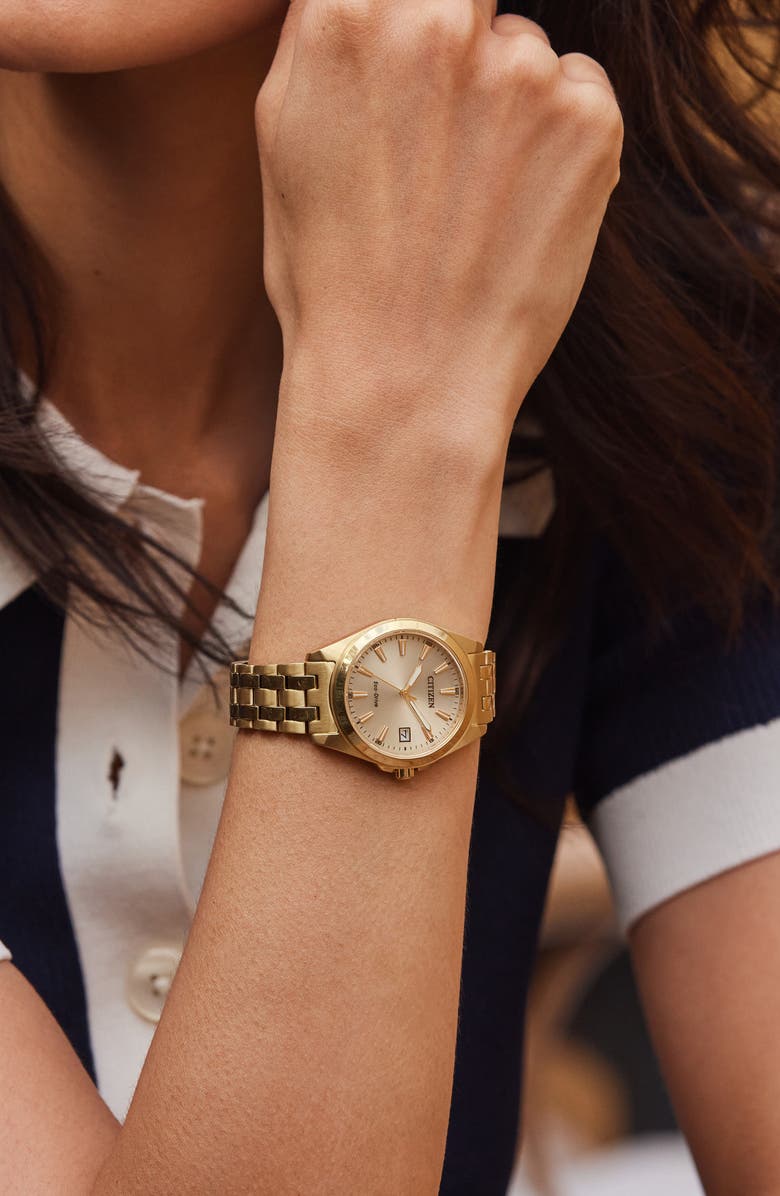 Citizen Dress Classic Bracelet Watch, 33mm, Alternate, color, Gold-Tone