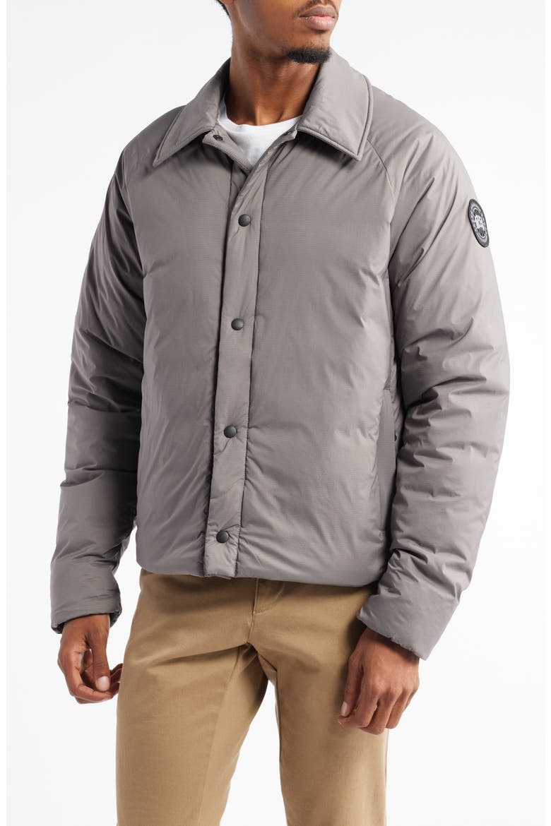 Lodge Packable Windproof 750 Fill Power Down Jacket, Alternate, color, COASTAL GREY-GRIS CTIER