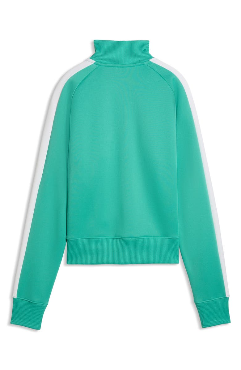 PUMA T7 Always On Crop Track Jacket, Alternate, color, Vibrant Green
