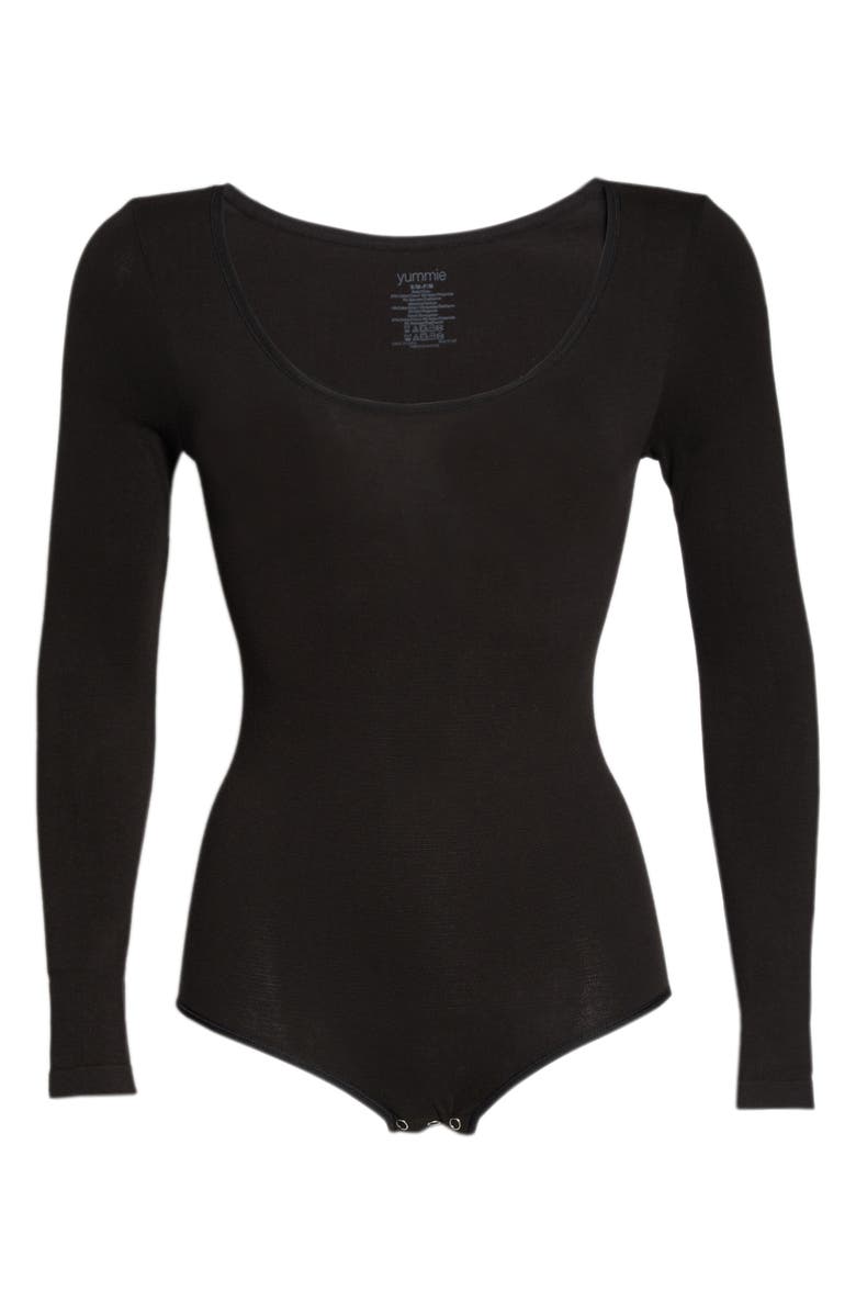 Yummie Long Sleeve Bodysuit, Alternate, color,