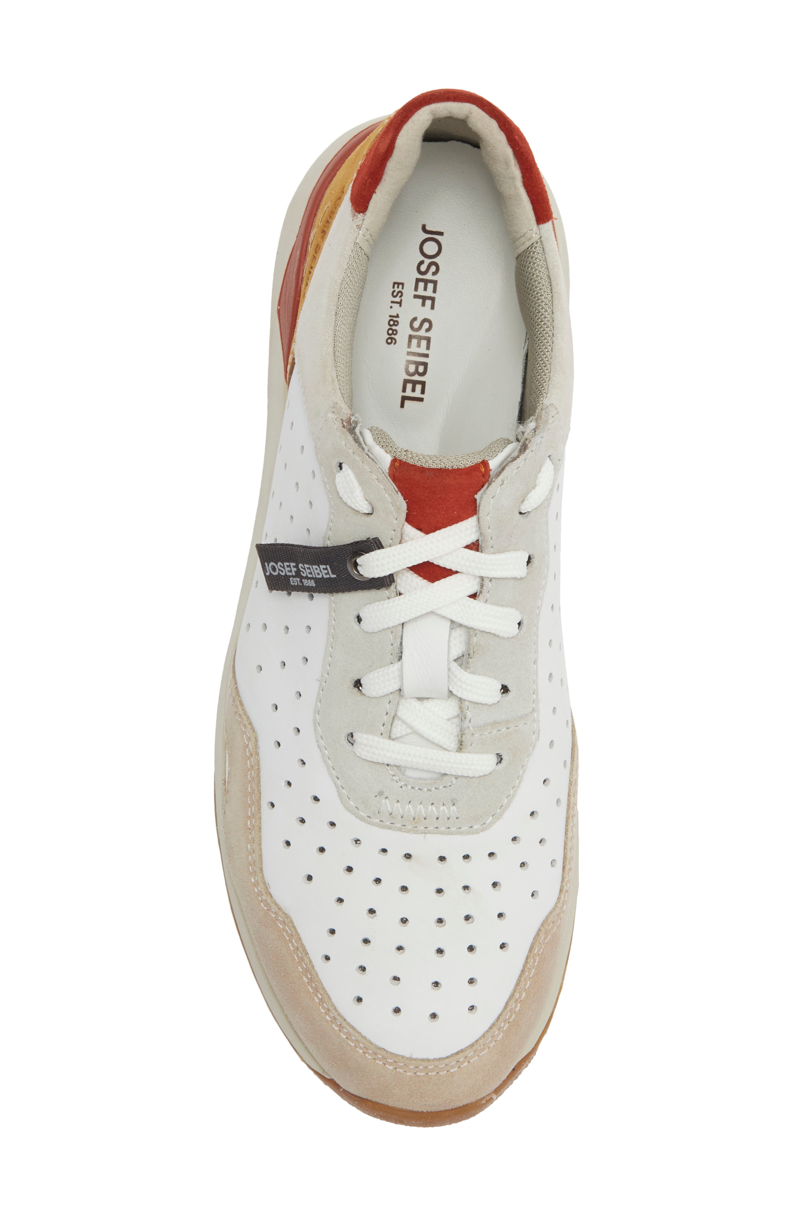 Josef Seibel Jonah 02 Sneaker, Alternate, color, Beige Multi