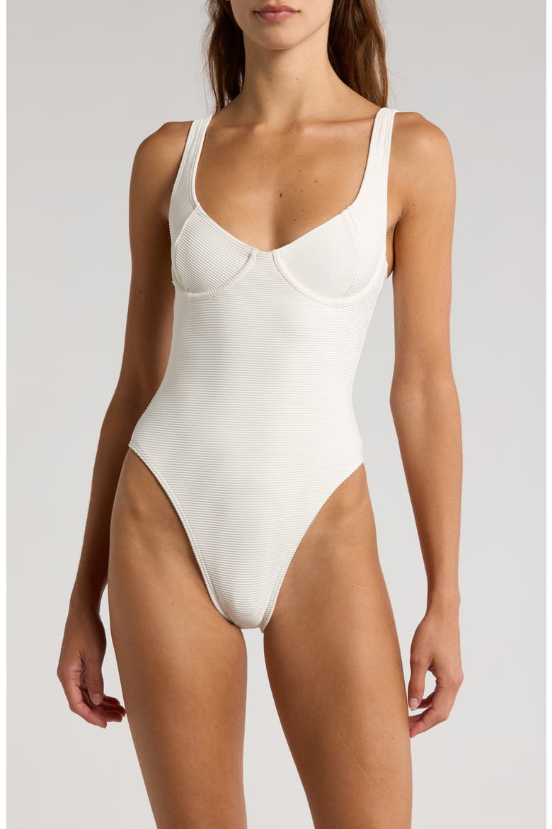 Tanlines Emma Underwire One-Piece Swimsuit, Main, color, SALT CRYSTAL