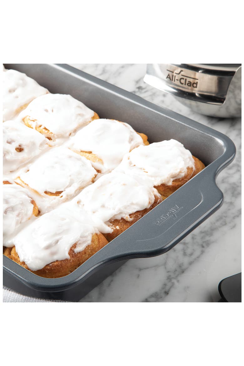 Pro-Release Nonstick Bakeware Rectangular Pan, Alternate, color, GRAY