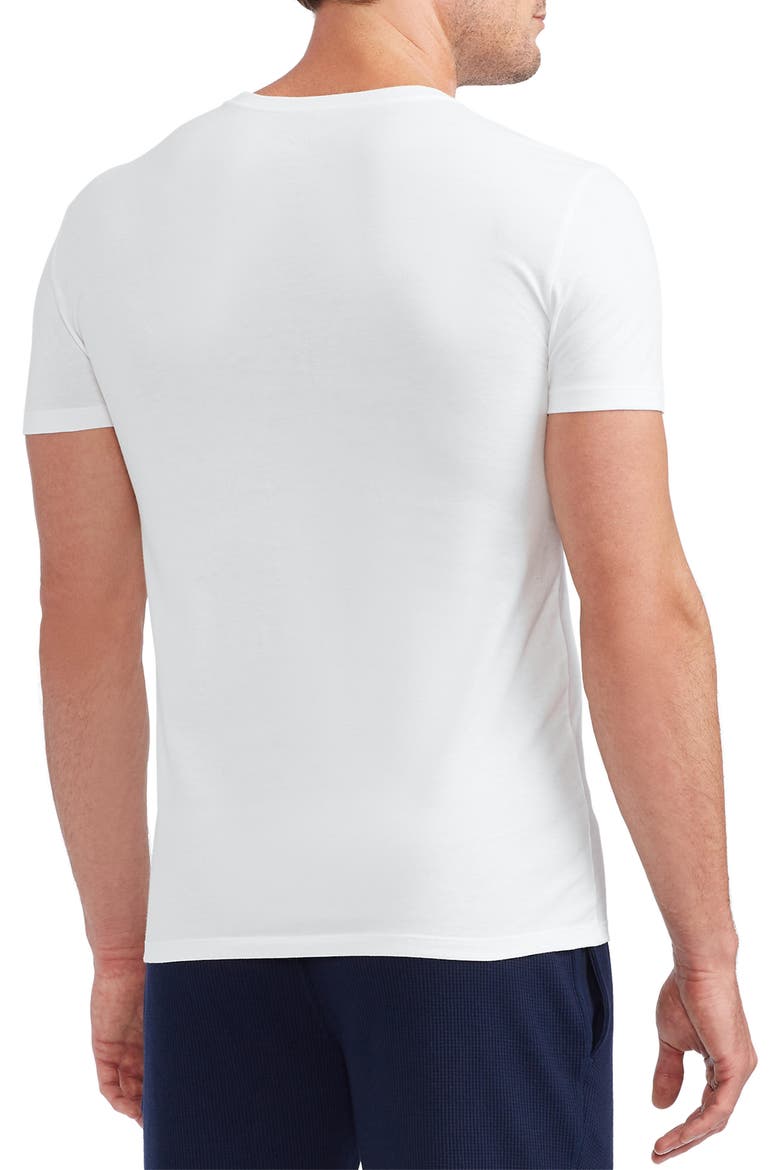 3-Pack Classic Logo Embroidered Crewneck Undershirts, Alternate, color, WHITE/WHITE