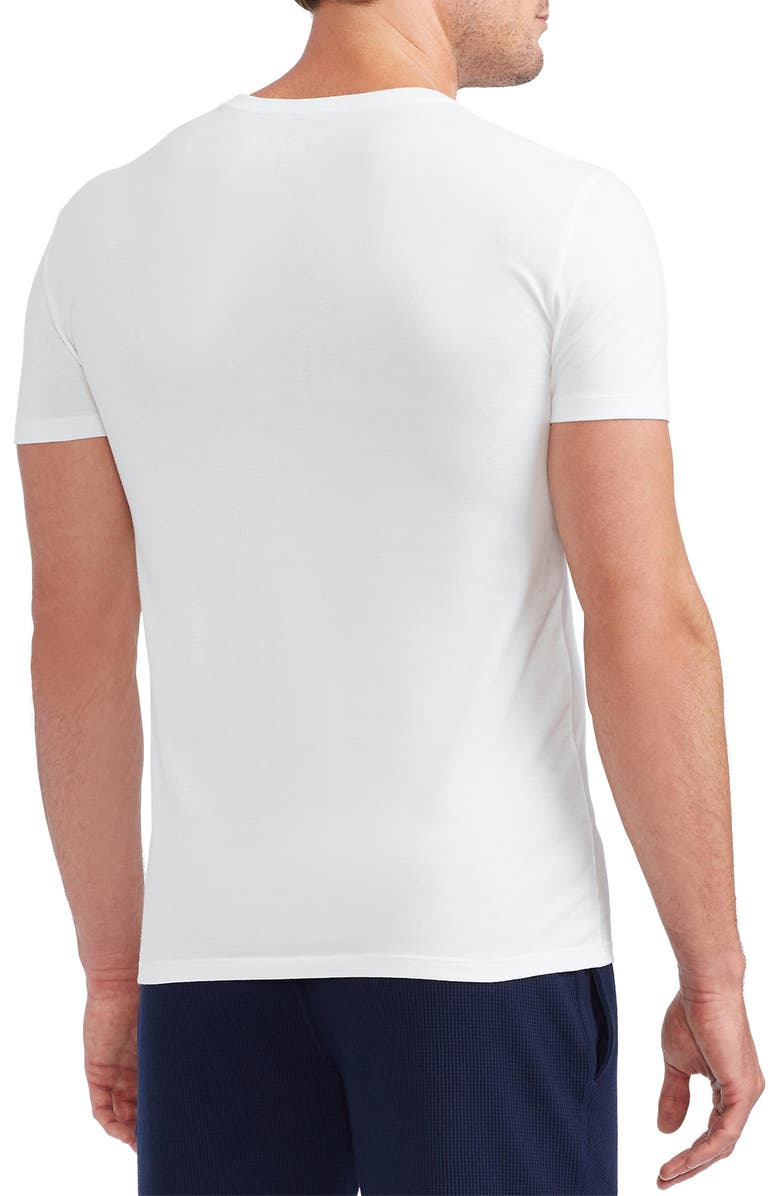 Polo Ralph Lauren 3-Pack Classic Logo Embroidered Crewneck Undershirts, Alternate, color, White/White