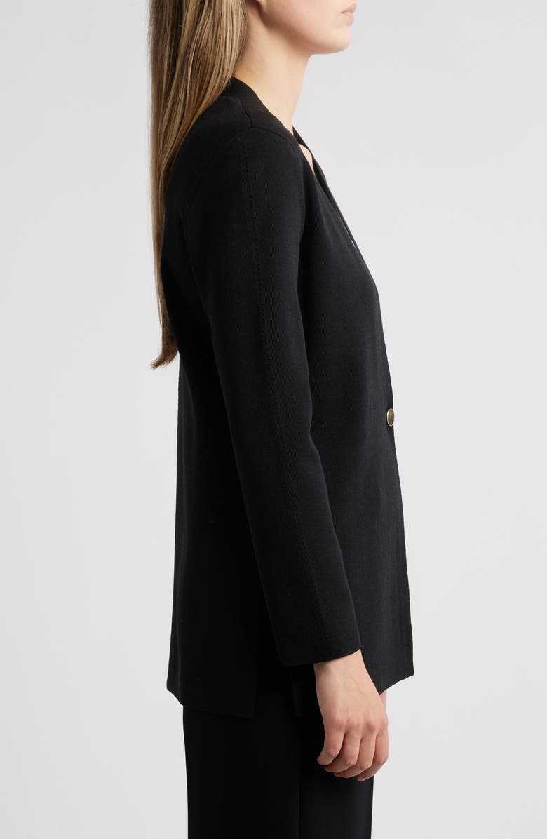 Anne Klein One Button Cardigan, Alternate, color, 