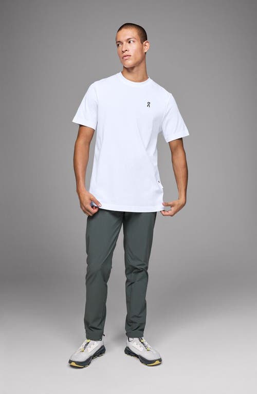 On Court Stretch Recycled-jersey T-shirt In White