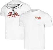 BARSTOOL GOLF Men's Barstool Golf White TOUR Championship Trophy T-Shirt