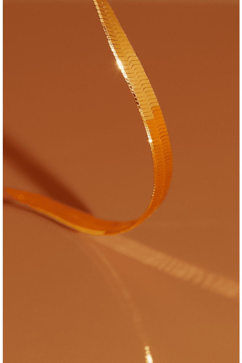 Herringbone Chain Bracelet, Alternate, color, Yellow Gold Vermeil