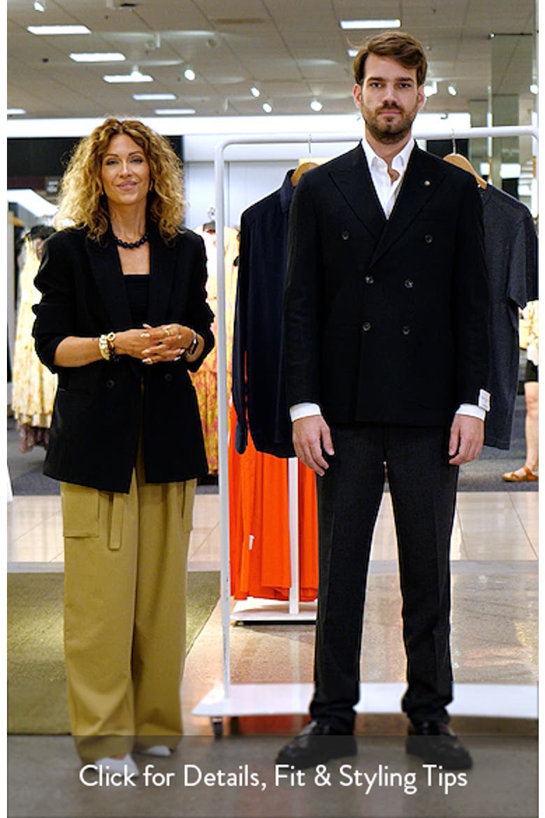 Hill Soft Constructed Double Breasted Wool Blend Sport Coat video