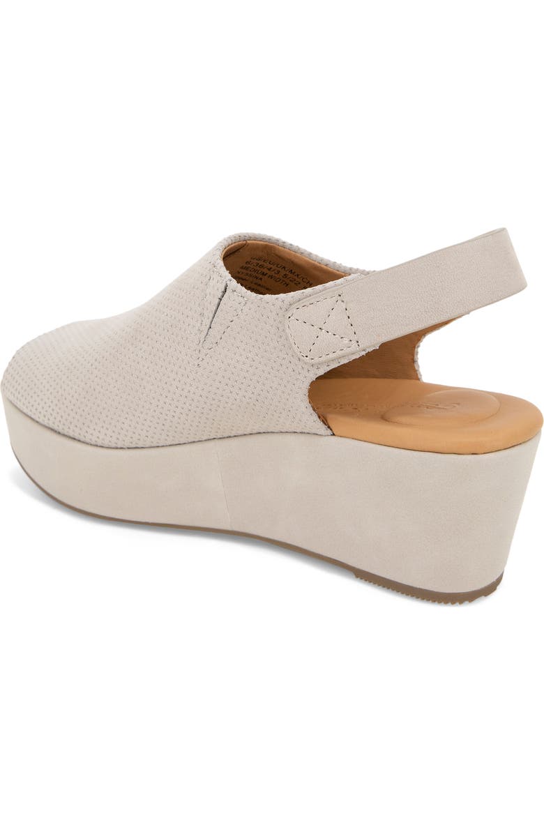 Gentle Souls Nyssina Platform Slingback Sandal, Alternate, color, Mushroom Nubuck