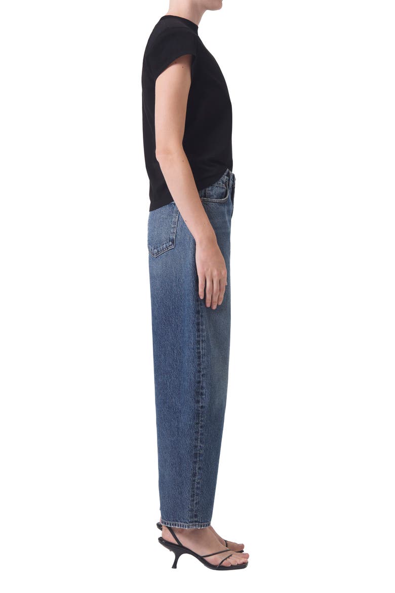 Balloon High Waist Wide Barrel Leg Jeans, Alternate, color, CONTROL