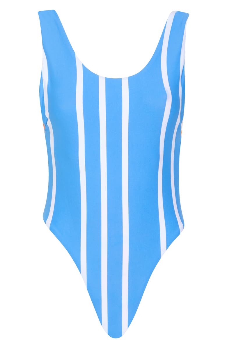 Maaji Sail Stripe Claire One-Piece Swimsuit, Alternate, color, 