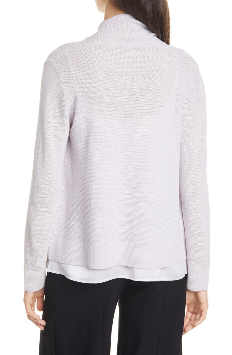 Eileen Fisher Merino Wool Cardigan, Alternate, color, 
