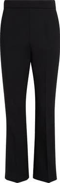 Max Mara Nepeta Stretch Virgin Wool Flare Leg Ankle Trousers
