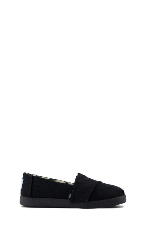 Toms Kids' Alpargata Sneaker In Black