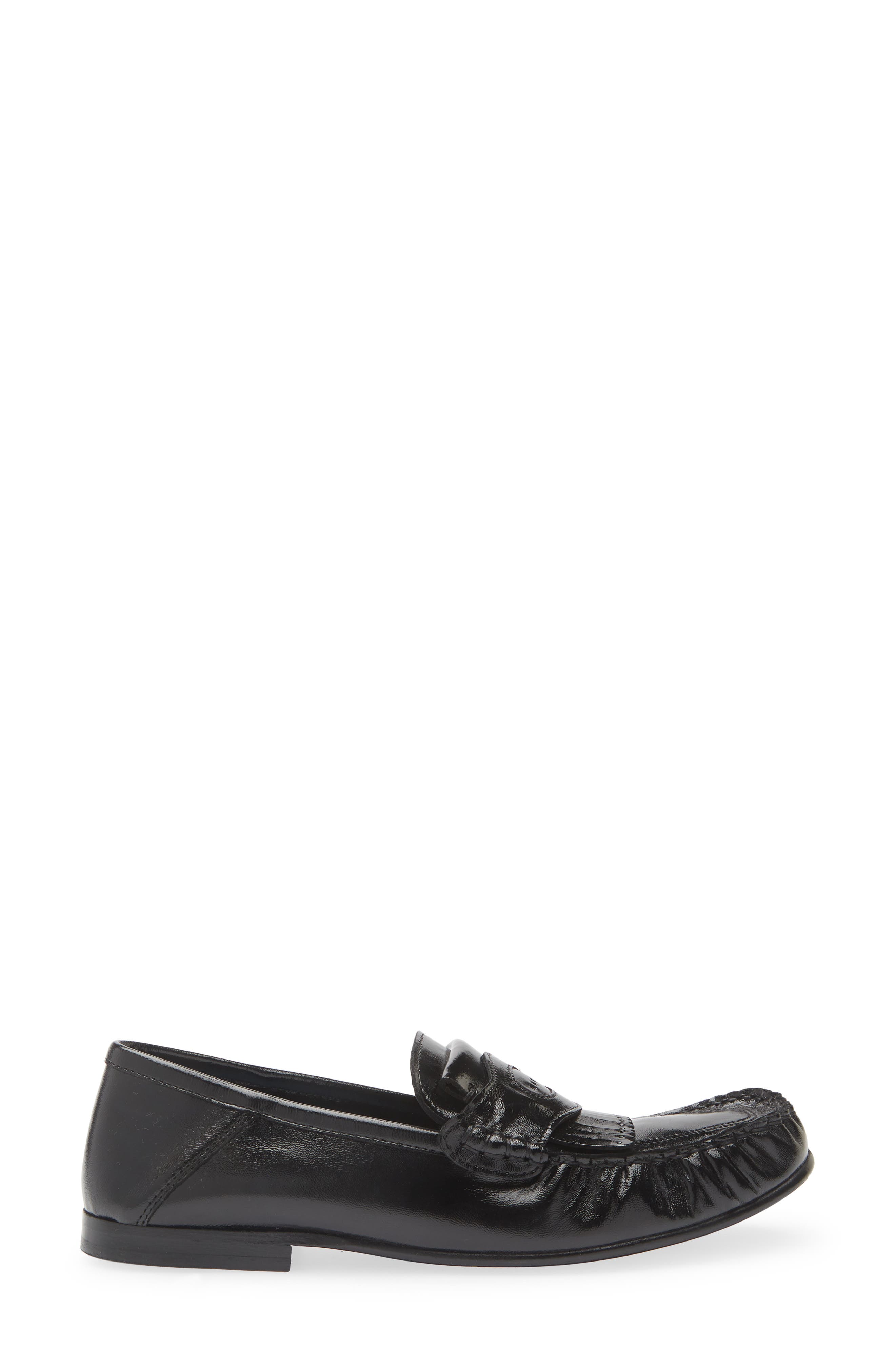 Marni Collapsible Loafer, Alternate, color, Black
