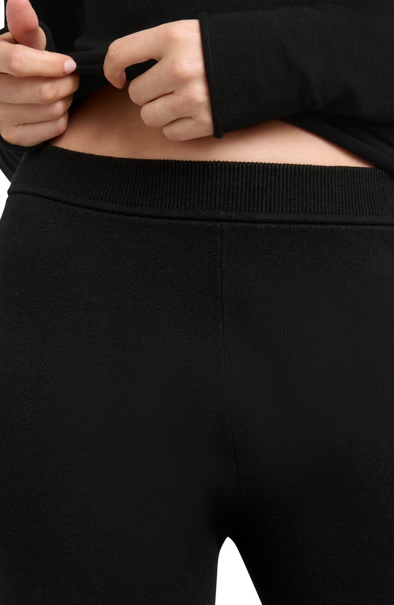 Splendid x @cellajaneblog Sweater Knit Flare Pants, Alternate, color, Black