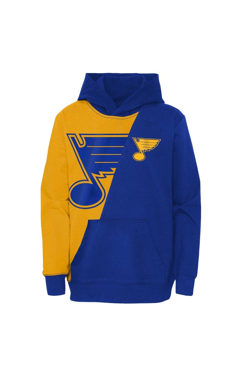 Outerstuff Youth Gold/Blue St. Louis Blues Unrivaled Pullover Hoodie, Alternate, color, Gold