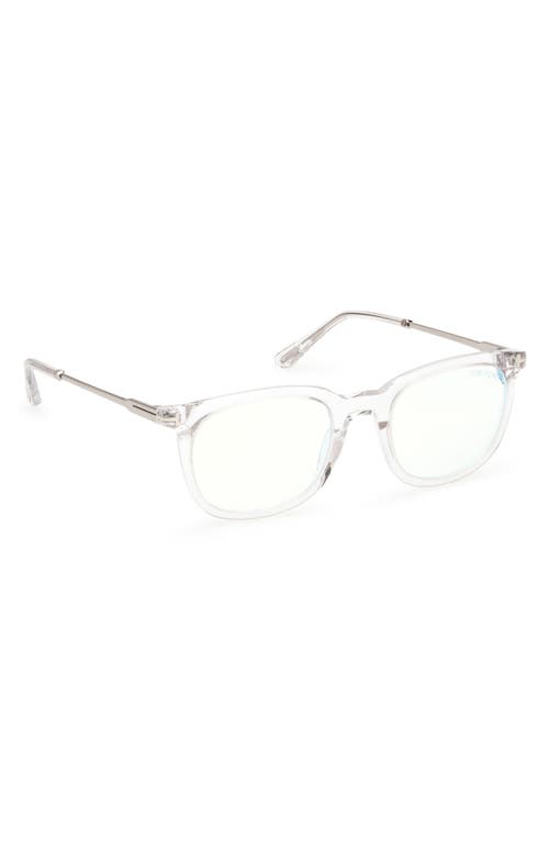 Tom Ford 50mm Square Blue Light Blocking Glasses
