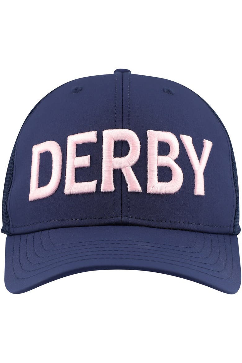 Men's Vineyard Vines Navy Kentucky Derby Trucker Adjustable Hat, Alternate, color, Navy