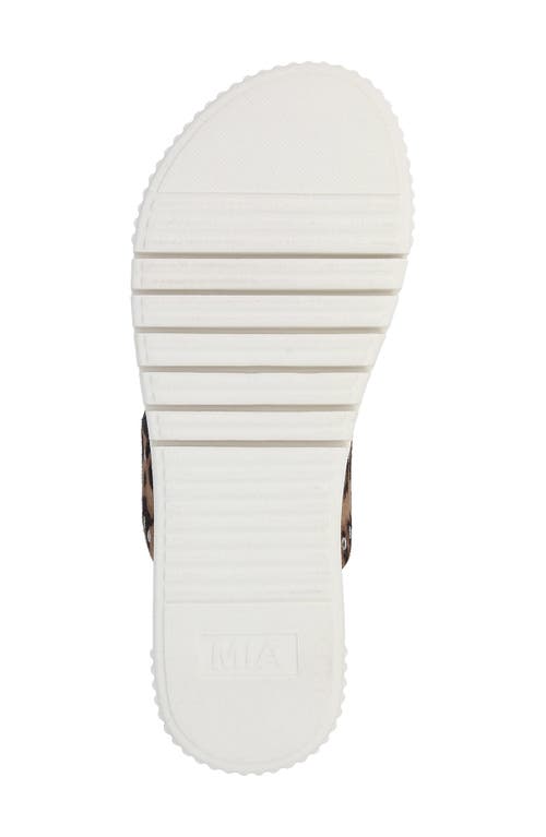 MIA MIA LEXI PLATFORM SLIDE SANDAL