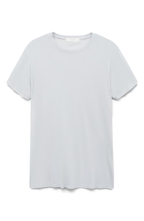 Mango Garment Wash Modal Sleep T-shirt In Gray