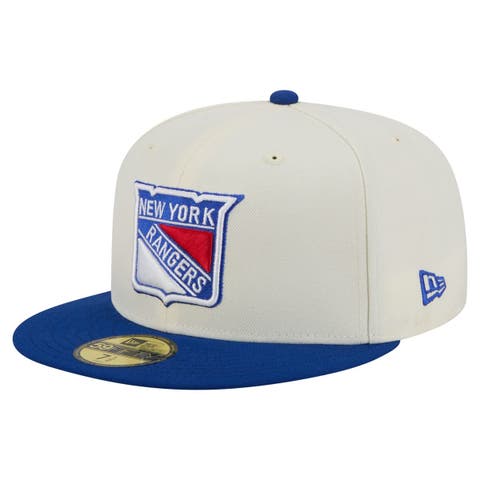 Men's New Era  White New York Rangers Chrome Two-Toned 59FIFTY Fitted Hat