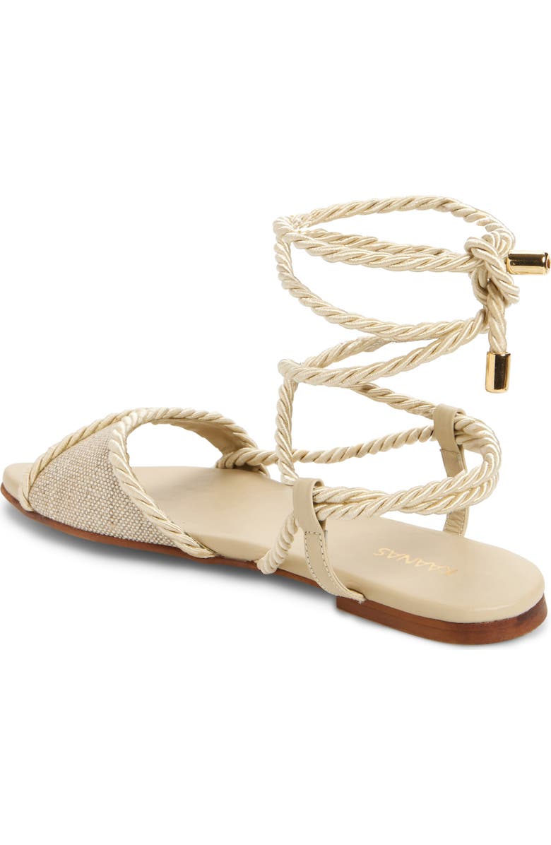 Kaanas Alenna Asymmetric Ankle Strap Sandal, Alternate, color,